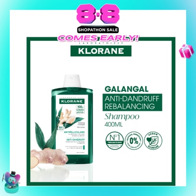 KLORANE - Galangal Anti-Dandruff Rebalancing Shampoo 400ml
