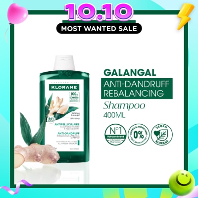 KLORANE Galangal Anti Dandruff Rebalancing Shampoo 400ml image