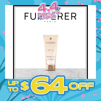 RENE FURTERER - Absolue Keratine Repairing Shampoo (For Damaged & Over-Processed Hair) 200ml (Expiry: Jun`2026)