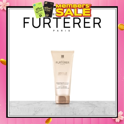 RENE FURTERER Absolue Keratine Repairing Shampoo (For Damaged & Over-Processed Hair) 200ml (Expiry: Jun`2026)