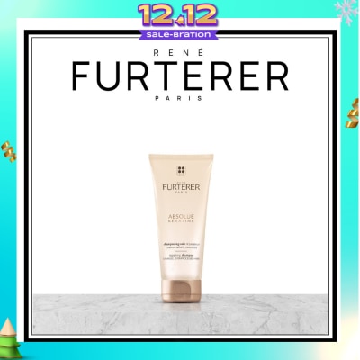 RENE FURTERER Absolue Keratine Repairing Shampoo (For Damaged & Over-Processed Hair) 200ml (Expiry: Jun`2026)