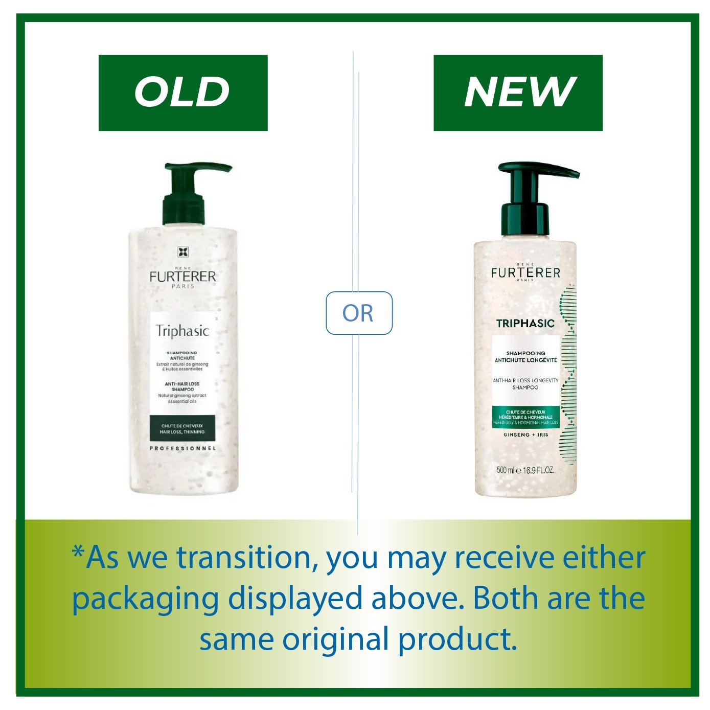 Triphasic Anti-Hair Loss Longevity Shampoo 500ml