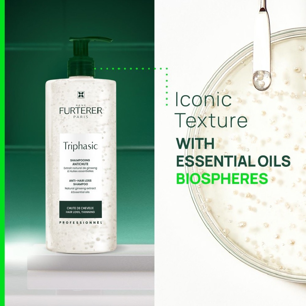 RENE FURTERER Triphasic Anti-Hair Loss Shampoo 500ml | Shampoo
