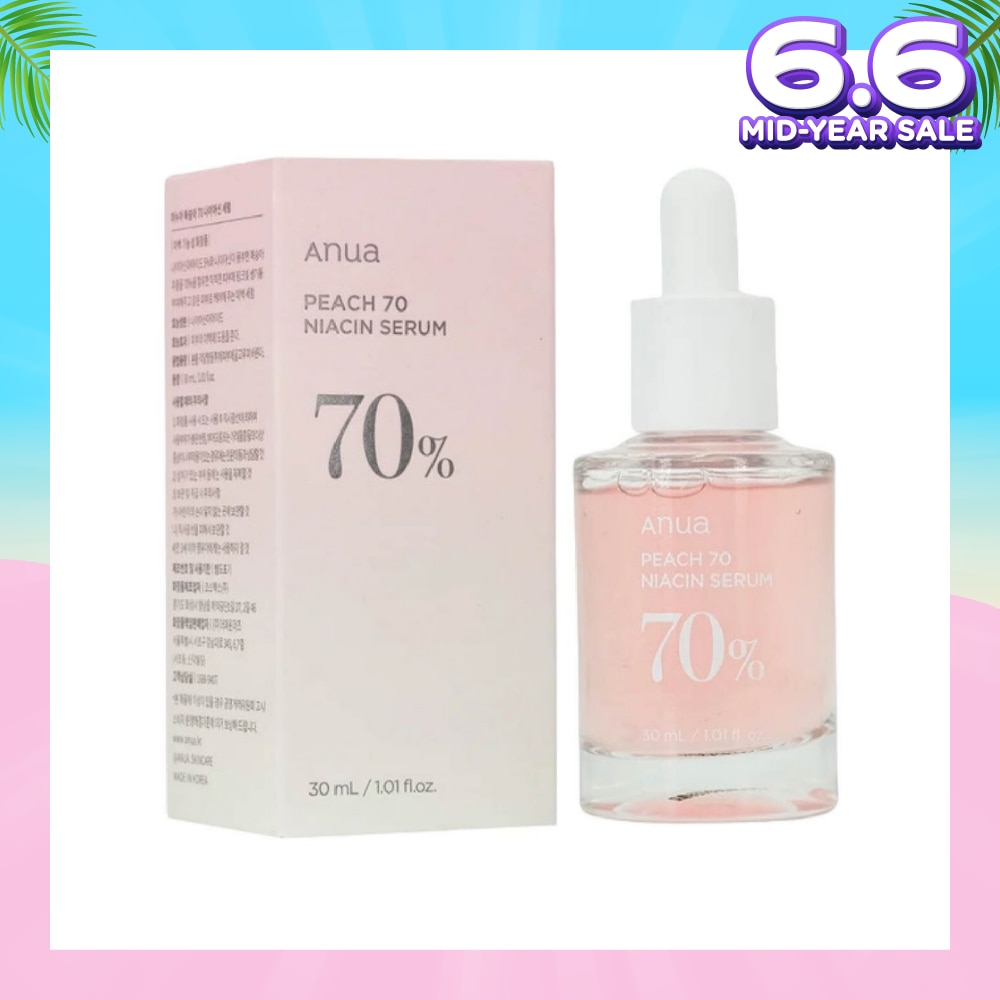 Peach 70% Niacinamide Serum (For Face Brightening + Whitening) 30ml