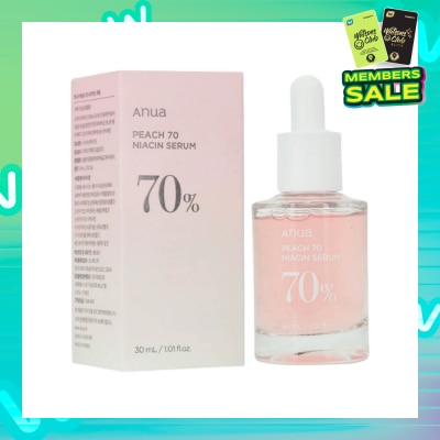 ANUA Peach 70% Niacinamide Serum (For Face Brightening + Whitening) 30ml
