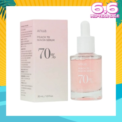 ANUA Peach 70% Niacinamide Serum (For Face Brightening + Whitening) 30ml