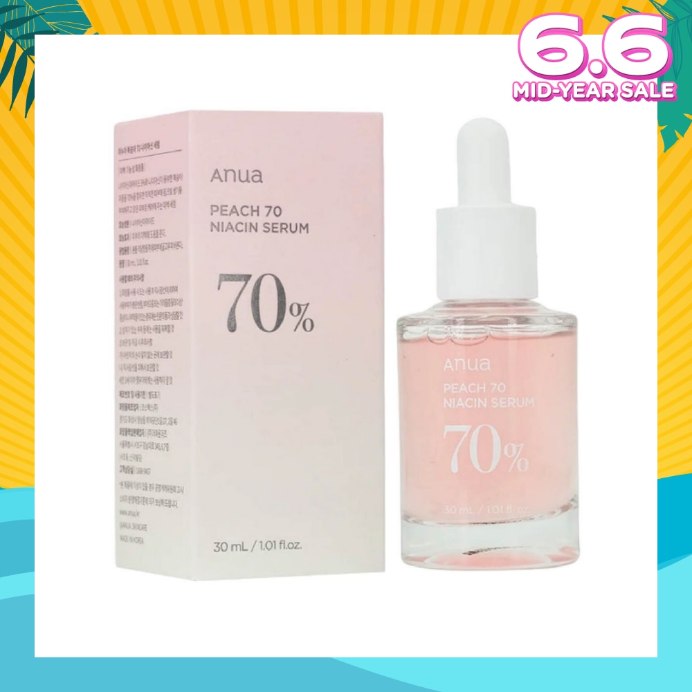 Peach 70% Niacinamide Serum (For Face Brightening + Whitening) 30ml