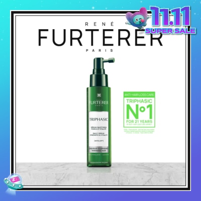 RENE FURTERER Triphasic Thinning Hair Strength & Vitality Daily Serum (Anti-Hair Loss Care) 100ml