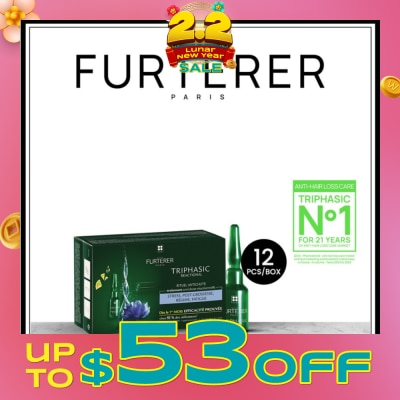 RENE FURTERER Triphasic Reactional Hair Loss Treatment 5ml x 12s