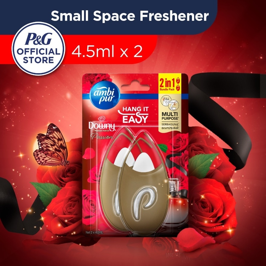 Small Space Freshener Downy Premium Parfum Passion 2s