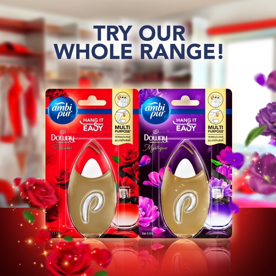 Small Space Freshener Downy Premium Parfum Passion 2s