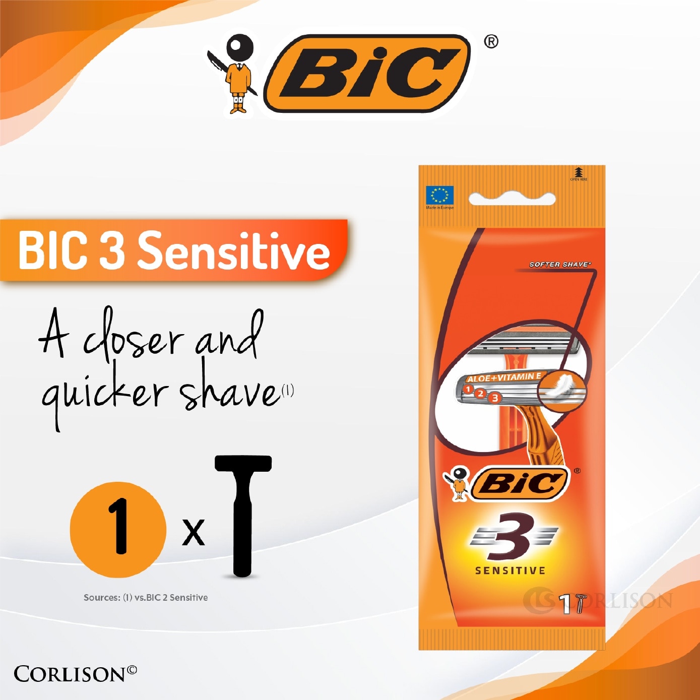 3 Sensitive Shaver 1s image