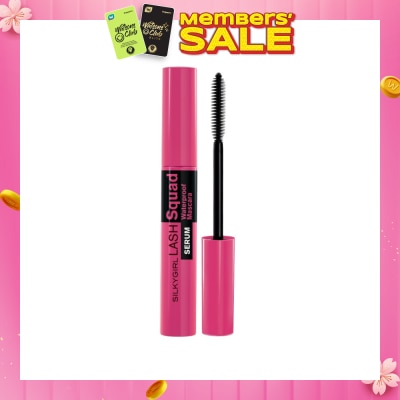 SILKYGIRL Lash Squad Serum Waterproof Mascara 01 Intense Black 4ml