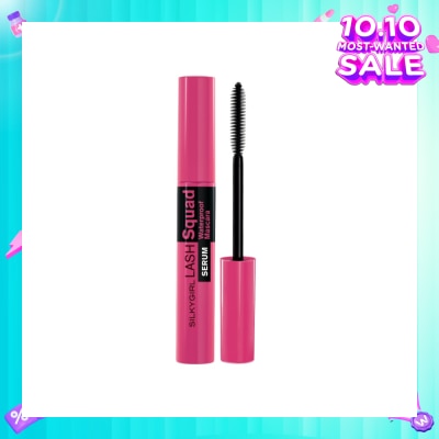 SILKYGIRL Lash Squad Serum Waterproof Mascara 01 Intense Black 4ml