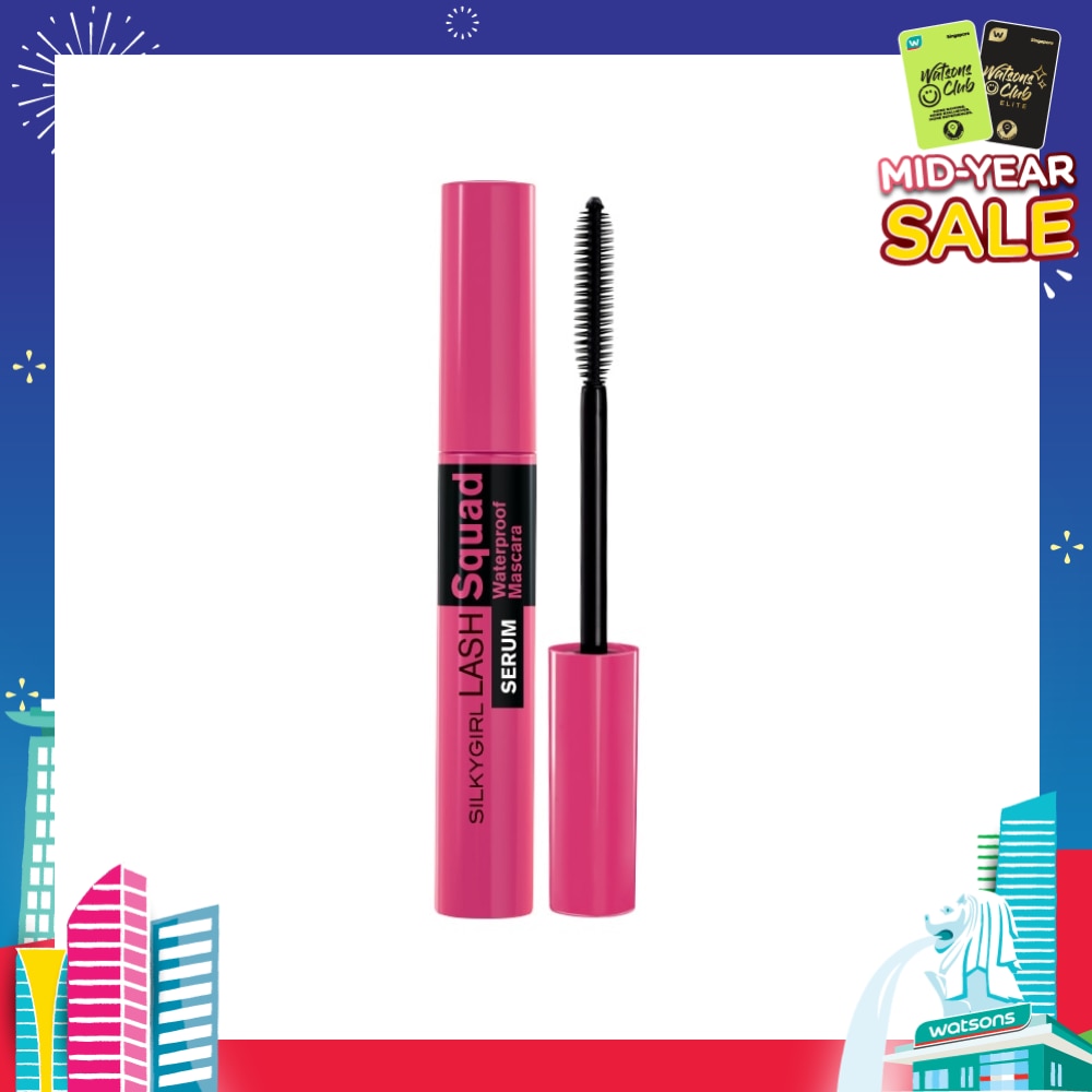 Lash Squad Serum Waterproof Mascara 01 Intense Black 4ml