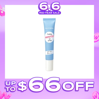 SILKYGIRL - Cooling Protective Sun Primer SPF50+ PA++++ (Semi-Matte Finish) 15ml (Expiry: May`2027)