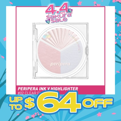 PERIPERA - V Highlighter Ad 002 Clear Flash 2.2g + 6g