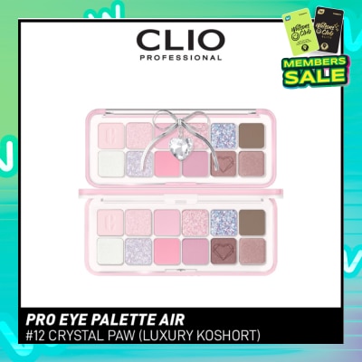 CLIO Pro Eye Palette Air 12 Crystal Paw 7.2g