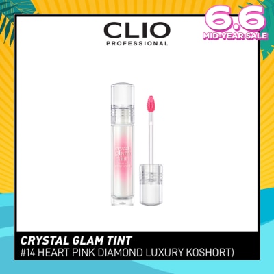 CLIO Crystal Glam Tint 14 Heart Pink Diamond (Luxury Koshort) 1s