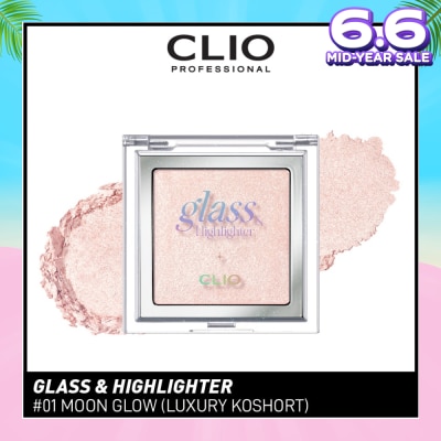 CLIO Glass & Highlighter 01 Moon Glow (Luxury Koshort) 7g