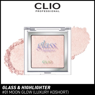 CLIO Glass & Highlighter 01 Moon Glow (Luxury Koshort) 7g