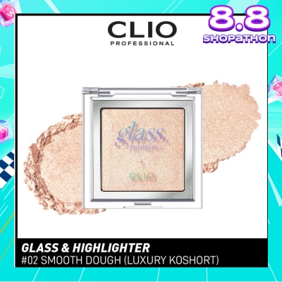 CLIO Glass & Highlighter 02 Smooth Dough (Luxury Koshort) 7g