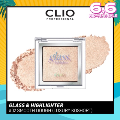 CLIO Glass & Highlighter 02 Smooth Dough (Luxury Koshort) 7g