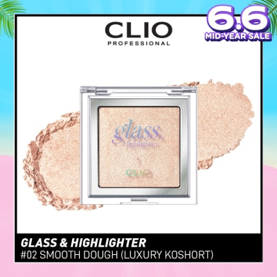 CLIO Glass & Highlighter 02 Smooth Dough (Luxury Koshort) 7g