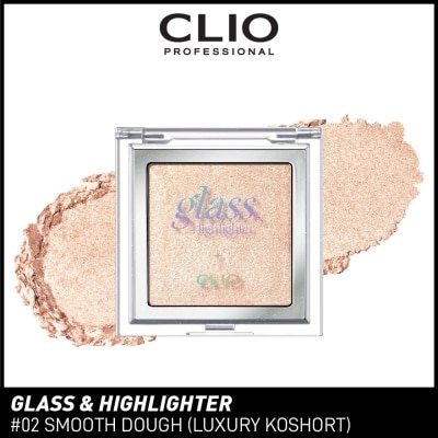 CLIO Glass & Highlighter 02 Smooth Dough (Luxury Koshort) 7g