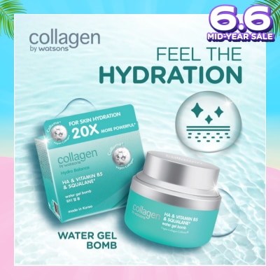 COLLAGEN BY WATSONS Hydro Balance HA & Vitamin B5 & Squalane Water Gel Bomb 50ml