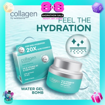 COLLAGEN BY WATSONS - Hydro Balance HA & Vitamin B5 & Squalane Water Gel Bomb 50ml