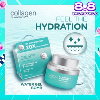 COLLAGEN BY WATSONS Hydro Balance HA & Vitamin B5 & Squalane Water Gel Bomb 50ml