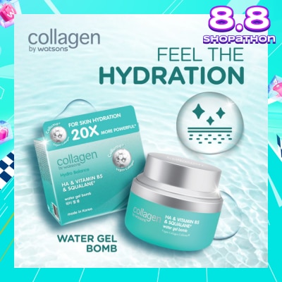 COLLAGEN BY WATSONS Hydro Balance HA & Vitamin B5 & Squalane Water Gel Bomb 50ml