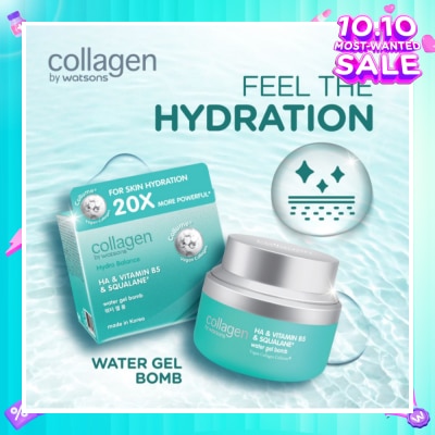 COLLAGEN BY WATSONS Hydro Balance HA & Vitamin B5 & Squalane Water Gel Bomb 50ml