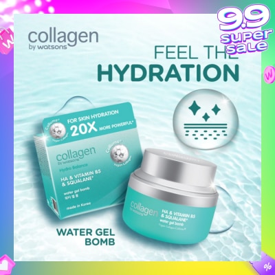 COLLAGEN BY WATSONS Hydro Balance HA & Vitamin B5 & Squalane Water Gel Bomb 50ml