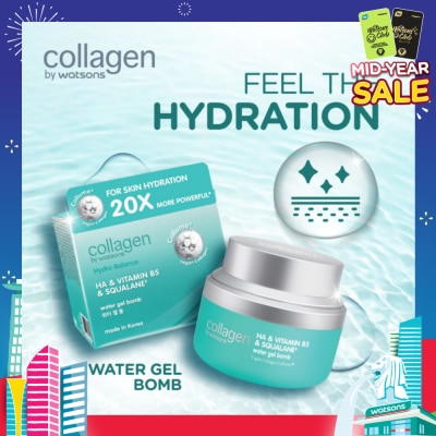 COLLAGEN BY WATSONS Hydro Balance HA & Vitamin B5 & Squalane Water Gel Bomb 50ml