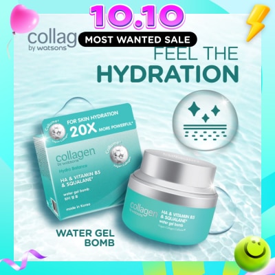 COLLAGEN BY WATSONS Hydro Balance HA & Vitamin B5 & Squalane Water Gel Bomb 50ml image