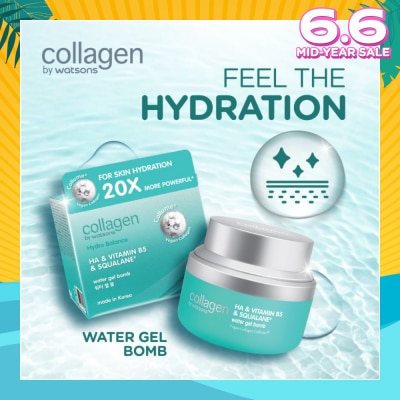 COLLAGEN BY WATSONS Hydro Balance HA & Vitamin B5 & Squalane Water Gel Bomb 50ml