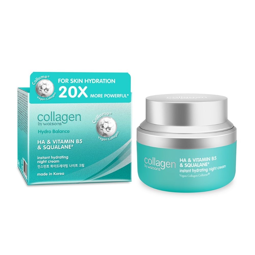 Hydro Balance HA & Vitamin B5 & Squalane Instant Hydrating Night Cream 50ml