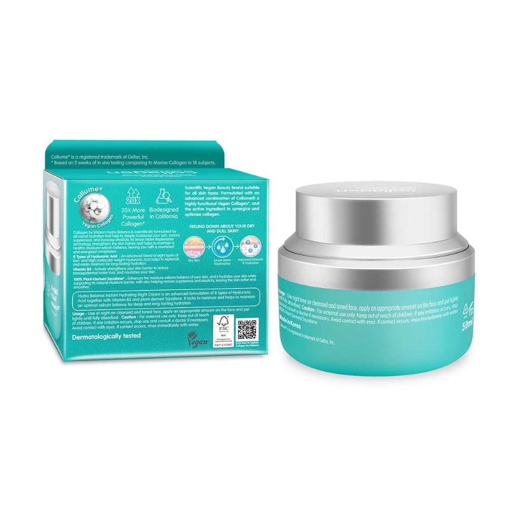 Hydro Balance HA & Vitamin B5 & Squalane Instant Hydrating Night Cream 50ml
