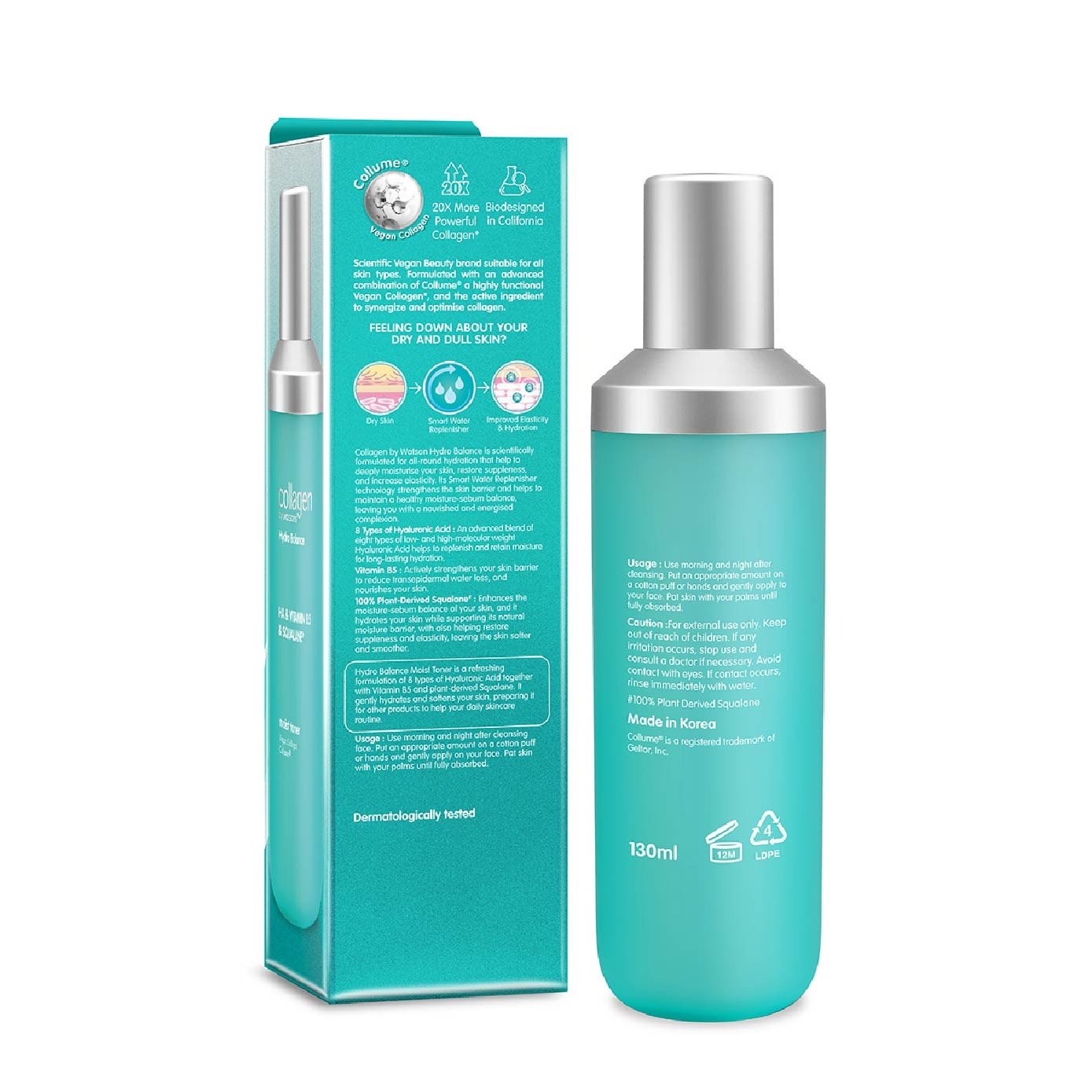 Hydro Balance HA & Vitamin B5 & Squalane Moist Toner 130ml