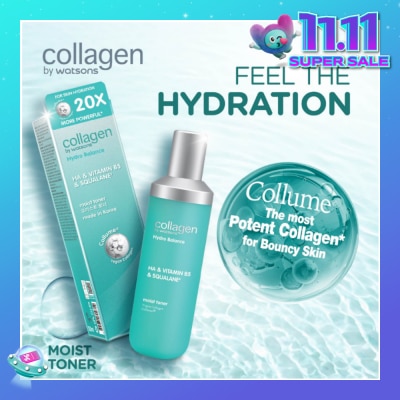 COLLAGEN BY WATSONS Hydro Balance HA & Vitamin B5 & Squalane Moist Toner 130ml