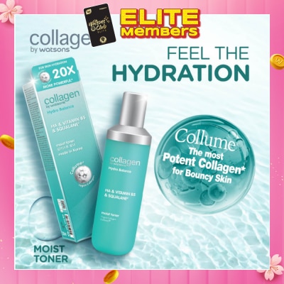 COLLAGEN BY WATSONS Hydro Balance HA & Vitamin B5 & Squalane Moist Toner 130ml
