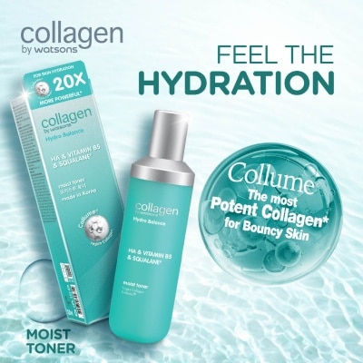 COLLAGEN BY WATSONS Hydro Balance HA & Vitamin B5 & Squalane Moist Toner 130ml