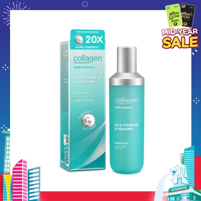 COLLAGEN BY WATSONS Hydro Balance HA & Vitamin B5 & Squalane Moist Toner 130ml