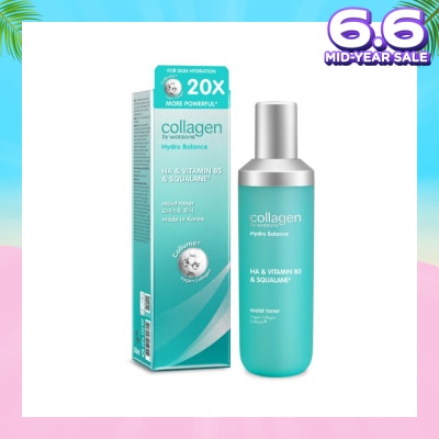 COLLAGEN BY WATSONS Hydro Balance HA & Vitamin B5 & Squalane Moist Toner 130ml