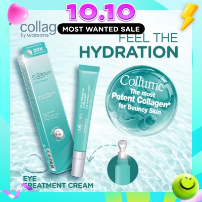 COLLAGEN BY WATSONS Hydro Balance HA & Vitamin B5 & Squalane Eye Treatment Cream 20ml image