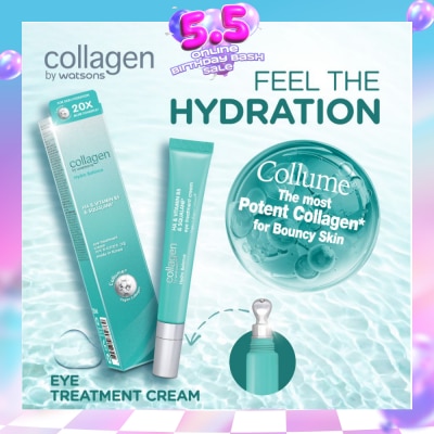COLLAGEN BY WATSONS - Hydro Balance HA & Vitamin B5 & Squalane Eye Treatment Cream 20ml