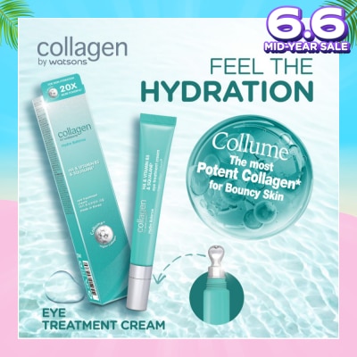 COLLAGEN BY WATSONS Hydro Balance HA & Vitamin B5 & Squalane Eye Treatment Cream 20ml