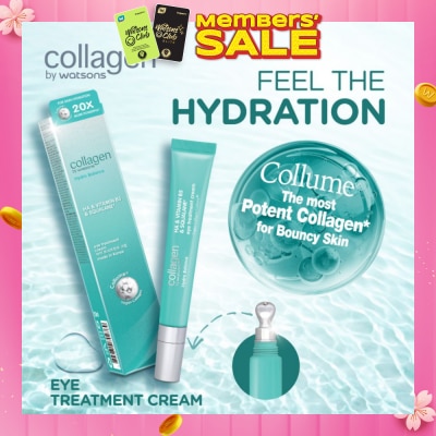 COLLAGEN BY WATSONS Hydro Balance HA & Vitamin B5 & Squalane Eye Treatment Cream 20ml
